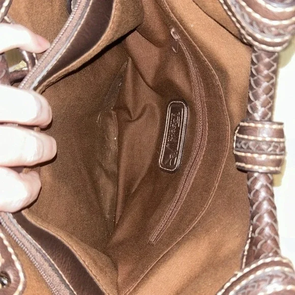 Fossil  Womans Patchwork Boho Handbag Purse - Picture 5 of 6